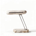 Lampe de bureau en pierre naturelle et métal de dimension 20 x 10 x 30cm